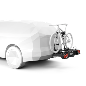 Thule VeloSpace XT 3 mit Fahrrad an der Anhängerkupplung